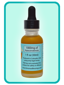 Full Spectrum Hemp Oil 1000mg